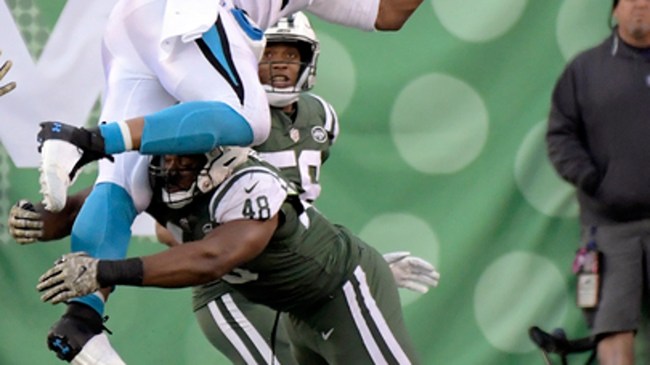 Kuechly, Clay lead Panthers to 35-27 comeback win over Jets (Nov 26, 2017)